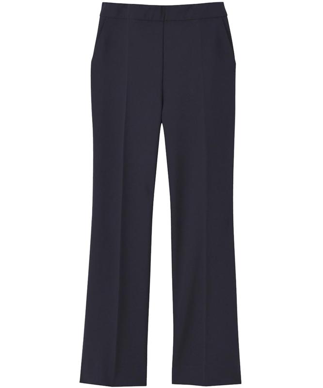 [ワコール] カルソン ストレッチパンツ 【働ラクカルソン】 センタープレス(前後) ストレッチ素材 ヒップ立体設計 股上深め ズボン フレアー KSN158 レディース｜オーロラビジョン