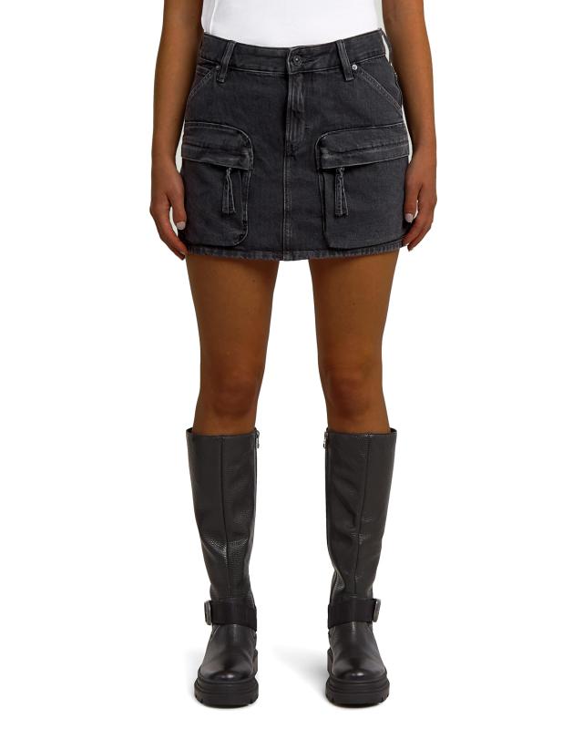 [G-STAR] ジースター スカート カーゴスカート レディース レギュラーフィット Mini Cargo Skirt Wmn｜オーロラビジョン