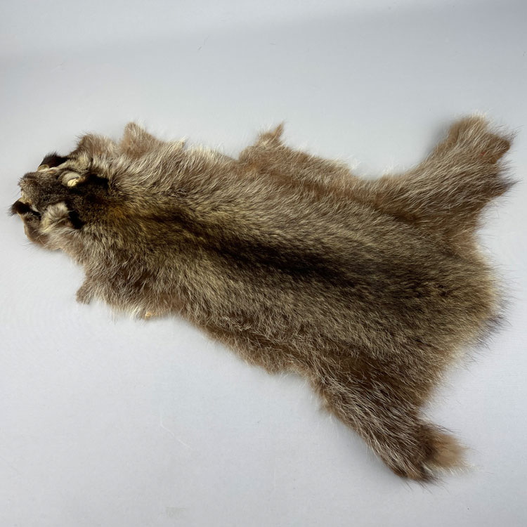 【裏地付】　ワイド　ラクーン　アライグマ　尻あて　　狸毛皮敷物　登山　山菜　釣り 楽天市場】アメリカ産【ラクーン尻あて】毛皮尻尾付きラクーン