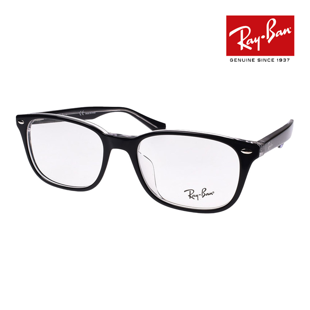 正規品 Ray Ban メガネ ブラック ホワイト ウェリントン F753 楽天市場】レイバン メガネ rx5369f 54サイズ ローブリッジ