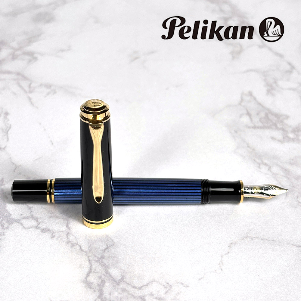 楽天市場】ペリカン 万年筆 Pelikan スーベレーン M400 ブルー縞 EF