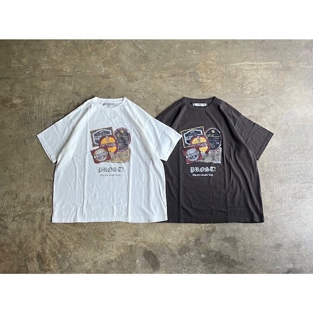《Service Price 30割》【BASISBROEK】 バージスブルック 『PROST』Cotton Crew Neck Relax Fit Short Sleeve Tee  style No.25116P