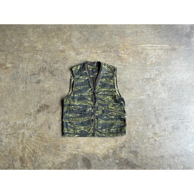 【orSlow】  オアスロウ  Original Rip Stop Tiger Camo Utility Vest  style No.01-9020-TGC