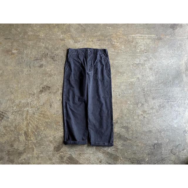 【orSlow】オアスロウ  Slub Canvas Summer Fatigue Pants Balck  style No.01-5103-M61