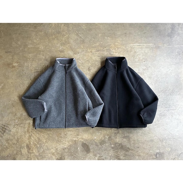 《Service Price 30割》【LAMOND】ラモンド Pure Super 100s Lamb Wool Fleece Blouson style No.LM-O-130 |AUTHENTIC Life Store