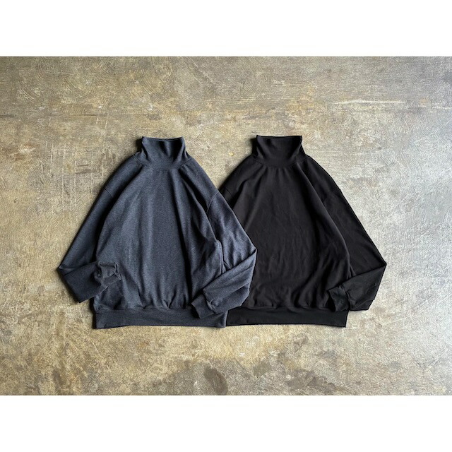 【LAMOND】 ラモンド  Lounge Suede High Neck Sweat  style No. LM-C-211