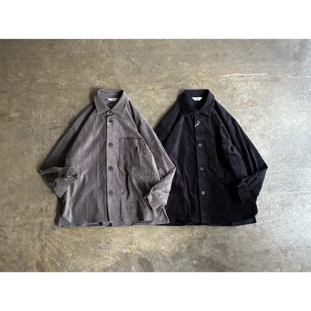 《 Super Sale 継続期間押さえる 50割》【STILL BY HAND】  スチール写真 バイ お手て  Blended Yarn Corduroy Shirt Jacket  style No.BL02253
