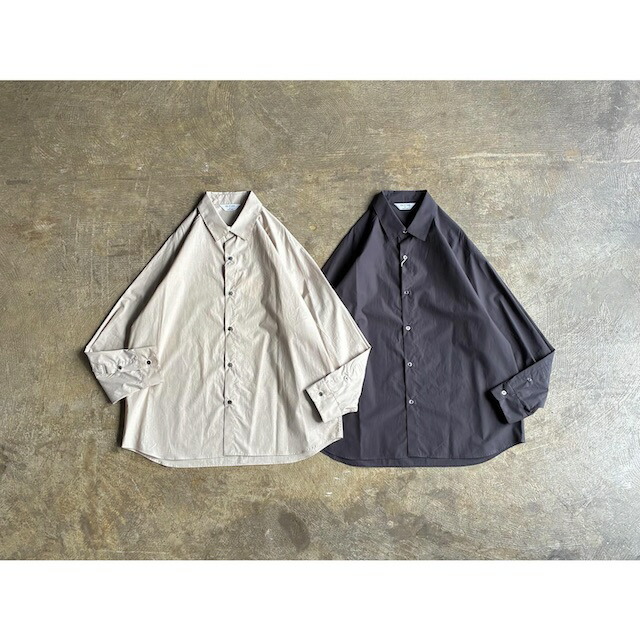 【STILL BY HAND】 スチール写真 バイ お手て  Yarn-Dyed Cotton Raglan Sleeve Shirt  style No.SH02254