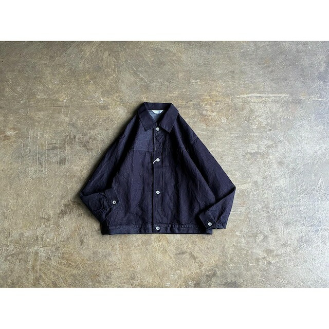 【STILL BY HAND】 スティル バイ ハンド 8.5oz Original Hemp Mixed Denim Blouson style No.DN01261