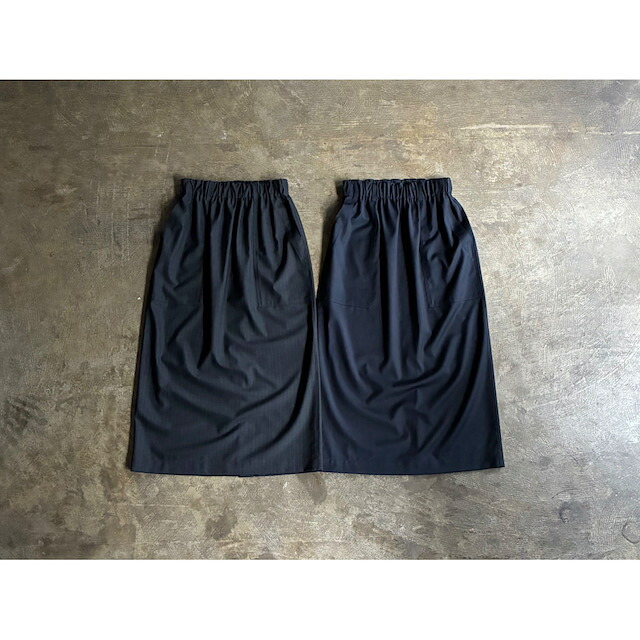 《Service Price 30割》【nicholson\u0026nicholson】 ニコルソンアンドニコルソン 『DONA-TRO』Wool Like Stretch Twill Easy Skirt  style No.DONA-TRO