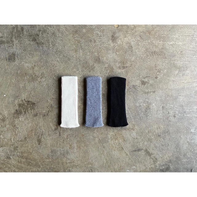 【Joshua Ellis】 ジョシュア エリス Cashmere Rib Wristwarmers style No. K01