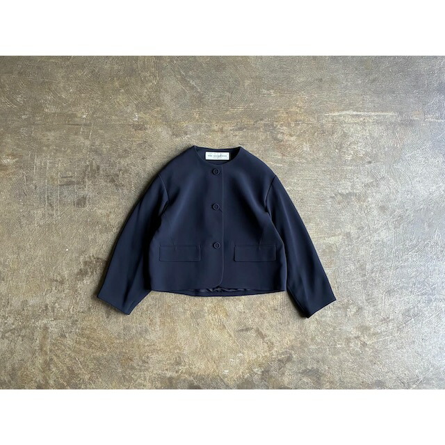 《継続期間制限事項 10割 Campaign 6/11(木)まで》【Shinzone】 シン地域 『DOUBLE CLOTH JACKET』Double Cloth No Collar Jacket  style No. 26SMSJK03