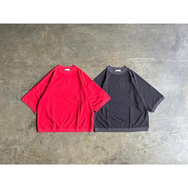 【Shinzone】 シン領域 『SHEER HALF SLEEVE SWEATSHIRT』Cotton Nylon Half Sleeve Tee  style No. 25MMSCU08