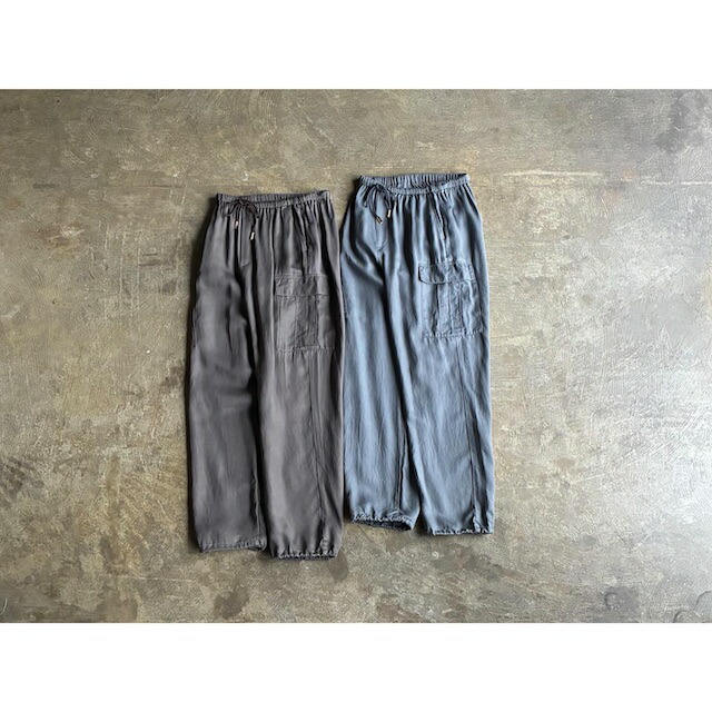 【MICA\u0026DEAL】 マイカ アンド ディール  Bio Wash Cupra Satin Easy Cargo Pants  style No.0126103045
