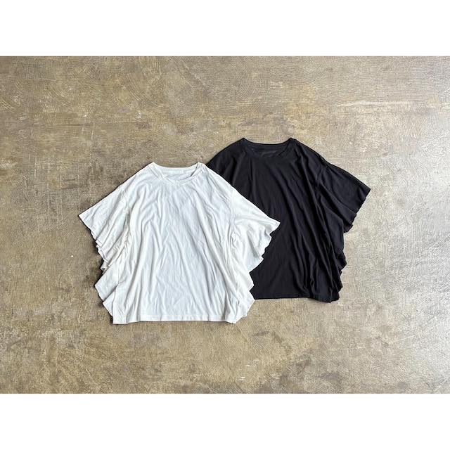《Spring&Summer Sale 20割》【MICA&DEAL】 マイカ アンド ディール Cool Touch Cotton Cupra Frill Sleeve T-Shirt style No.0126209158 |AUTHENTIC Life Store