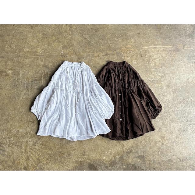 《Spring&Summer Sale 20割》【MICA&DEAL】 マイカ アンド ディール Indian Linen Shirring Blouse style No.0126201164 ｜AUTHENTIC Life Store