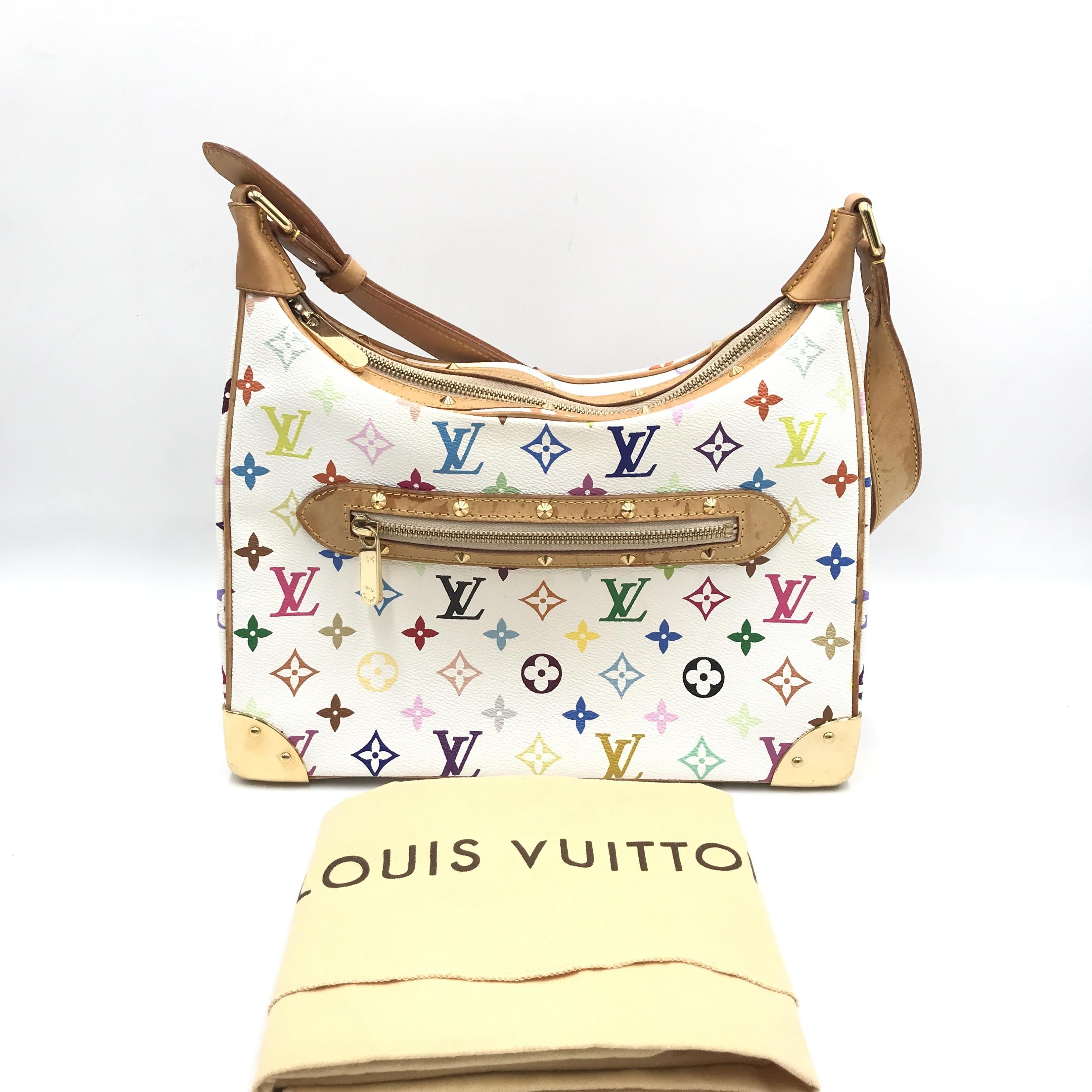 LOUIS VUITTON ルイ ヴィトン モノグラムマルチ色合い ブローニュ ショルダーバッグ 白いこと【中古】