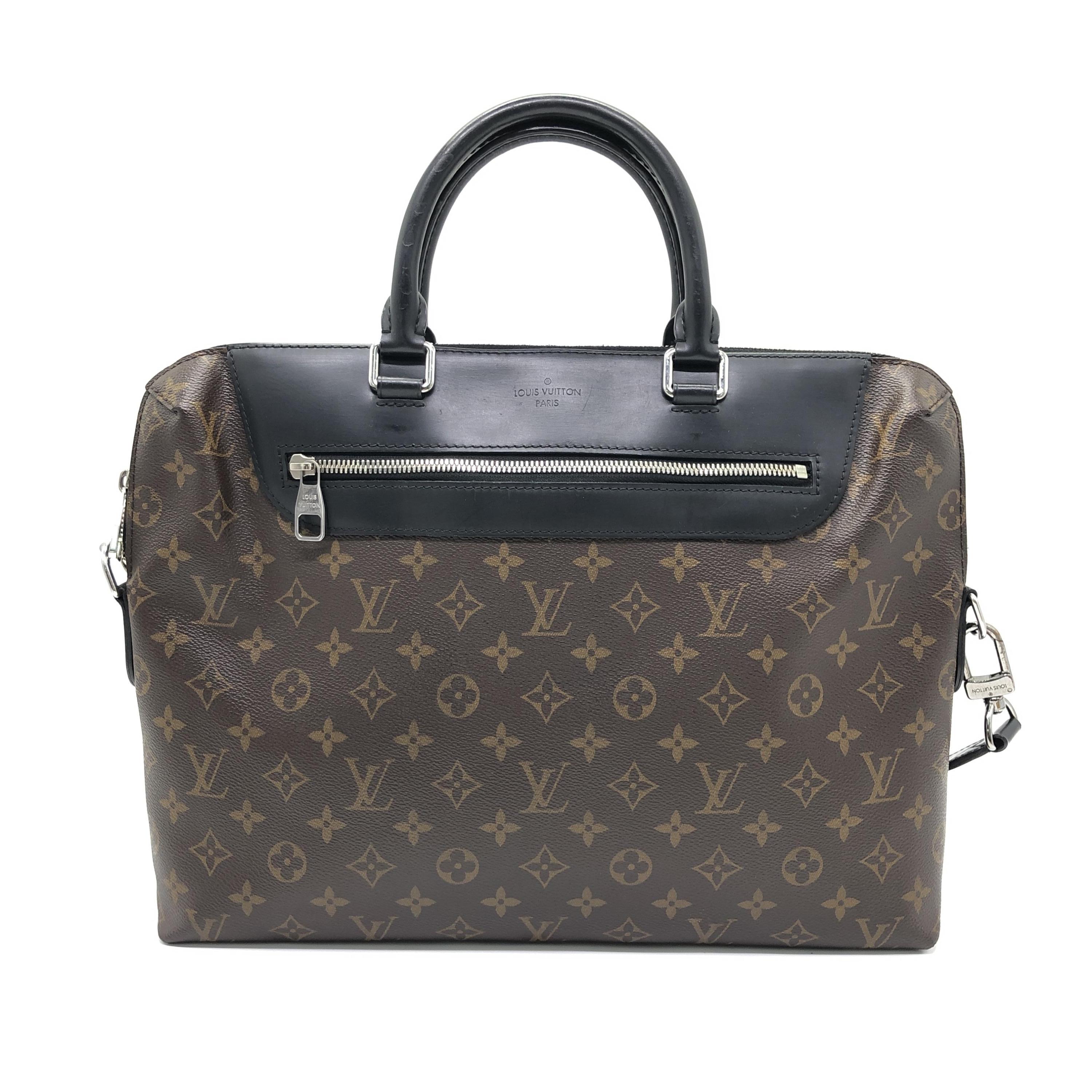 LOUIS VUITTON ルイ ヴィトン モノグラム マカサー PDJ ポルトドキュマン ワット秒 商行為御徒面子【中古】