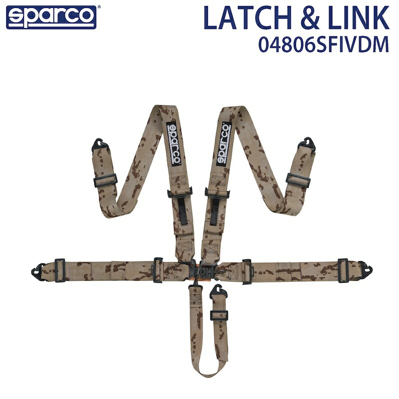 スパルコ レーシングハーネス LATCH & LINK 04806SFIVDM FSI規格 5点式 シートベルト｜SPARCO専門店 アウティスタ 26,270円