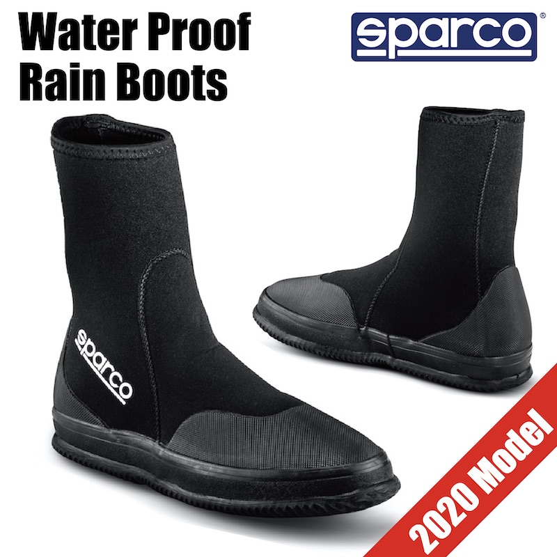 Sparco ウォータープルーフ 耐水 レインブーツ スパルコ レーシング カート【店頭受取対応商品】