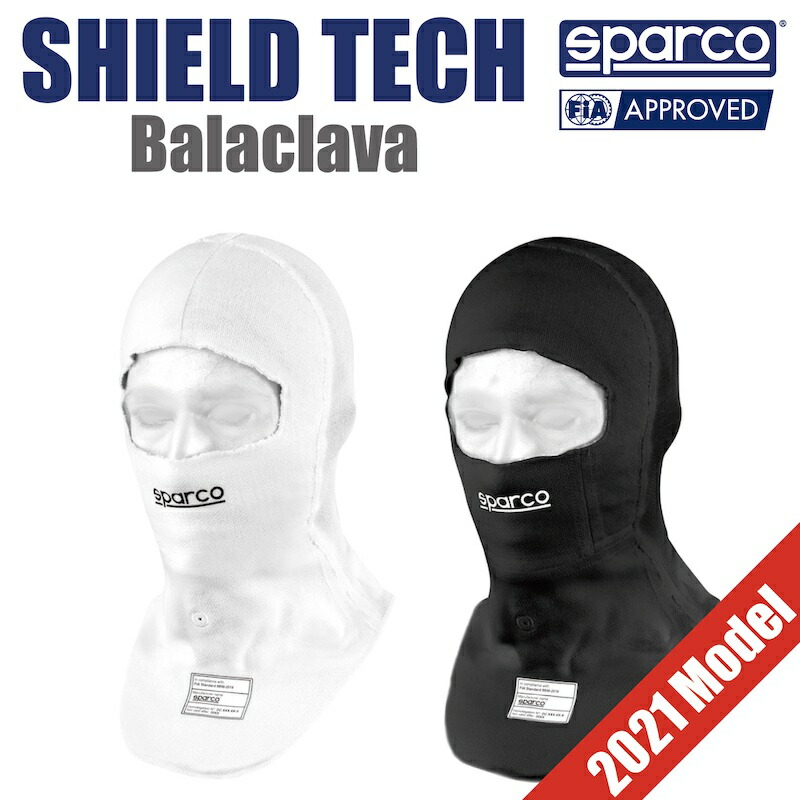 Sparco フェイスマスク SHIELD TECH BALACLAVA スパルコ バラクラバ アンダーウェア FIA公認 4輪 走行会  【SALE／91%OFF】