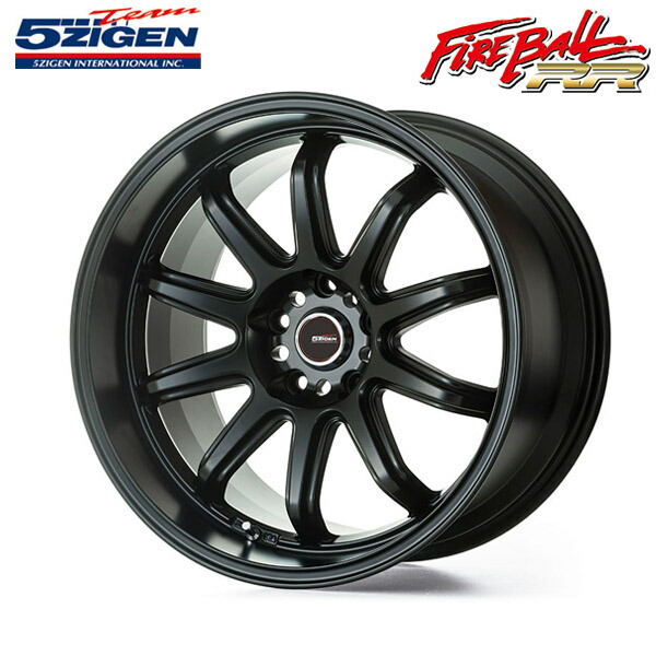 5ZIGEN ホイール FIREBALL RR ファイヤーボール ダブルアール マットブラック 18×10.5J 5H PCD114.3 +25 19,550円