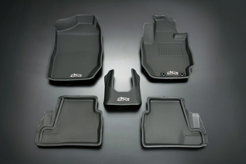 Genb 玄武 アクティブ3Dフロアマット Black Stitch ジムニー JB64W ※4AT専用 北海道・沖縄・離島は要確認