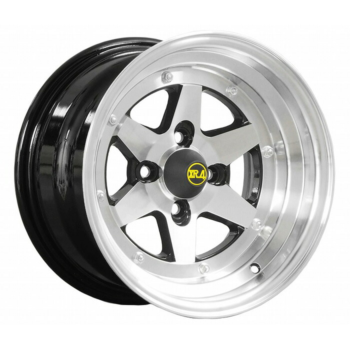 [COLIN PROJECT] ロンシャン XR4 ブラックポリッシュ 15&times;7.0J 5H PCD114.3 +20 4本購入で送料無料｜オートクラフト