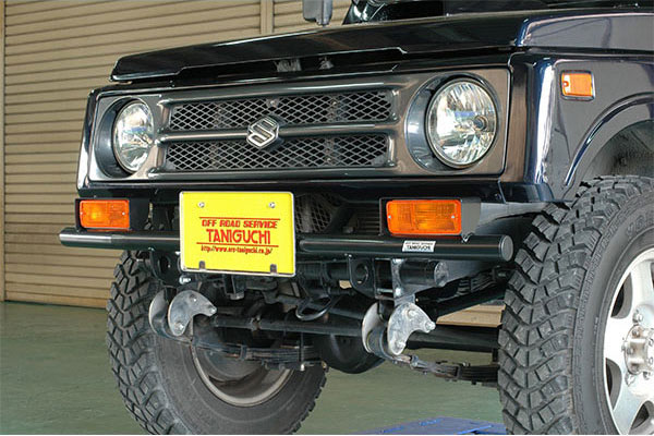 ORSタニグチ スキッドバーTypeC スチール スチール黒 ジムニー SJ30 SJ40 JA71 JA11 JA51 JB31 沖縄・離島は着払い｜オートクラフト