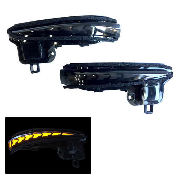 トヨタ車 流れるウィンカー LEDドアミラーウィンカー 左右セット ブラックレンズ トヨタ RAV4 AXAH52 AXAH54 MXAA52 MXAA54 2019/04～ 純正ドアミラー装着車｜オートクラフト 6,600円