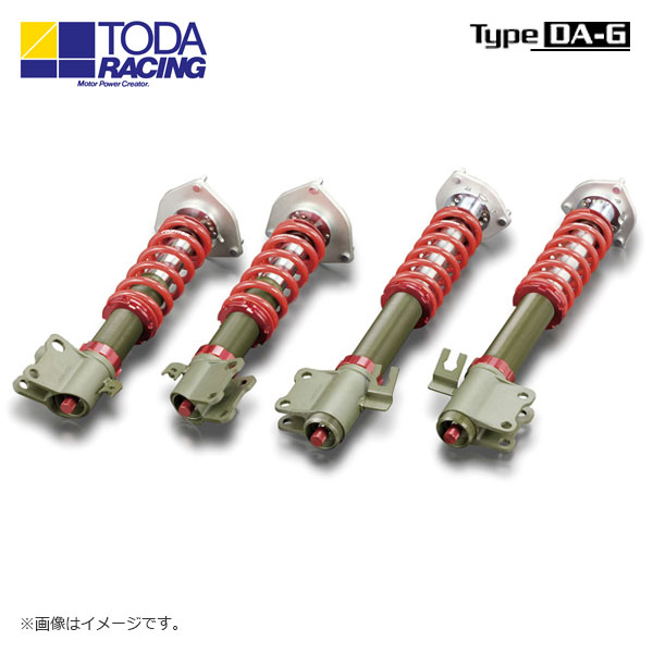 戸田レーシング ファイテックスダンパーKIT ダンパー+スプリング+ピロアッパー(1台分) Type DA-G インプレッサ GDB C~D 沖縄・離島は要確認|オートクラフト