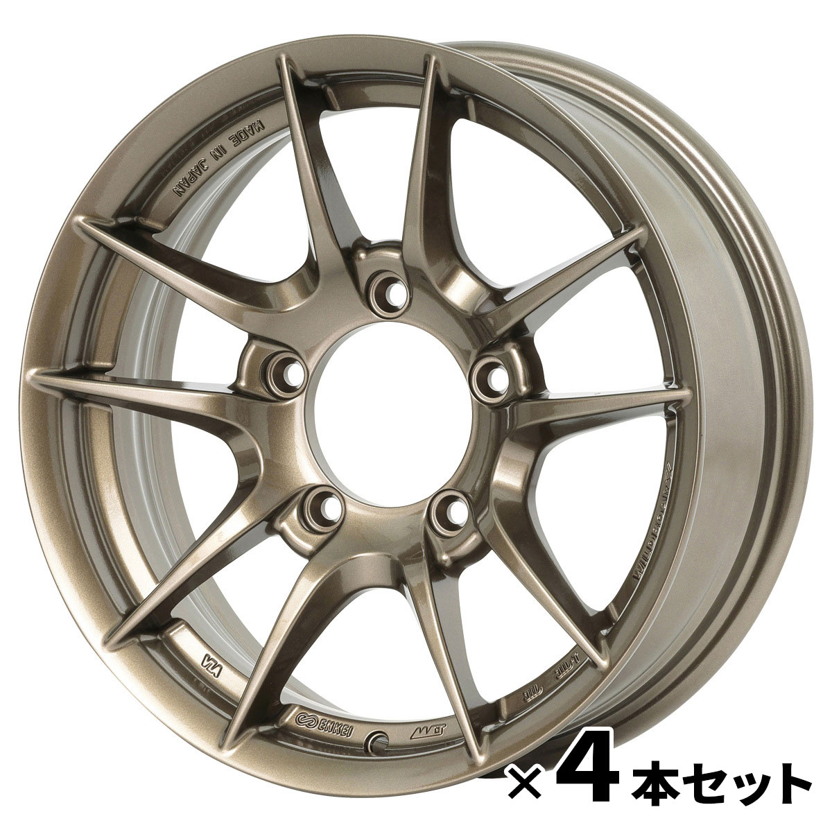 APIO アピオ アルミホイール WILDBOAR Z 16インチ 5.5J 5H PCD139.7 +20 4本セット ブロンズ ジムニー｜オートクラフト