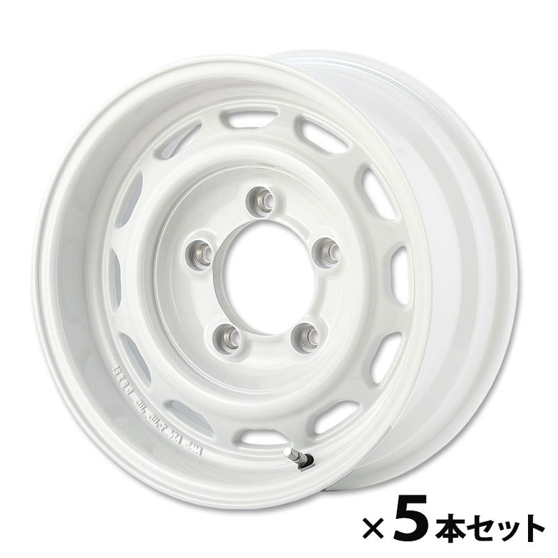 APIO アピオ アルミホイール WILDBOAR Ventura 15インチ INSET-5 6Jx15(-5) 139.7 5H 5本セット ホワイト ジムニーシエラ｜オートクラフト