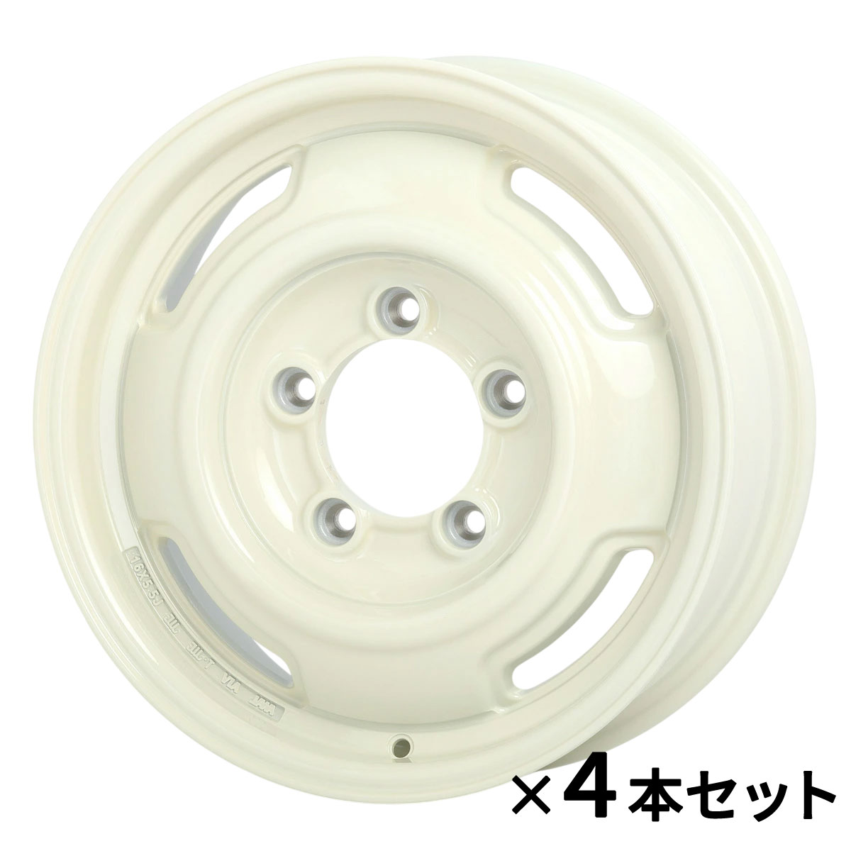 APIO アピオ アルミホイール WILDBOAR SR+ 16インチ 5.5J 5H PCD139.7 +20 4本セット コットンホワイト ジムニー