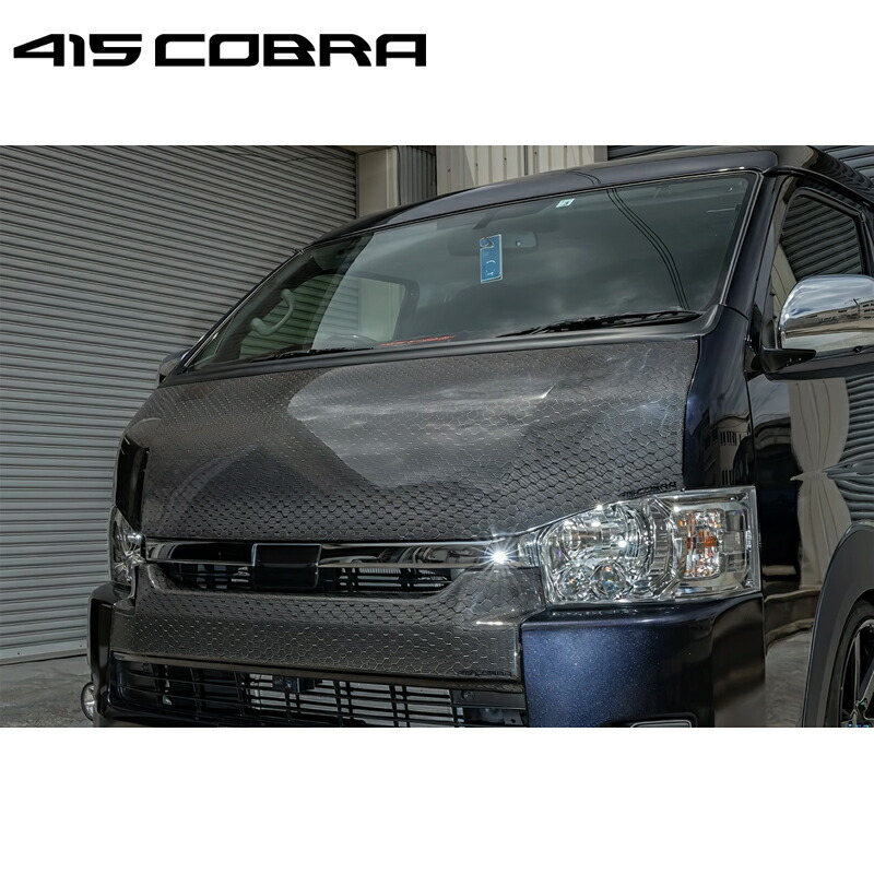 決定］200系ハイエース 415コブラ by2ボンネット バッドフェイス 209