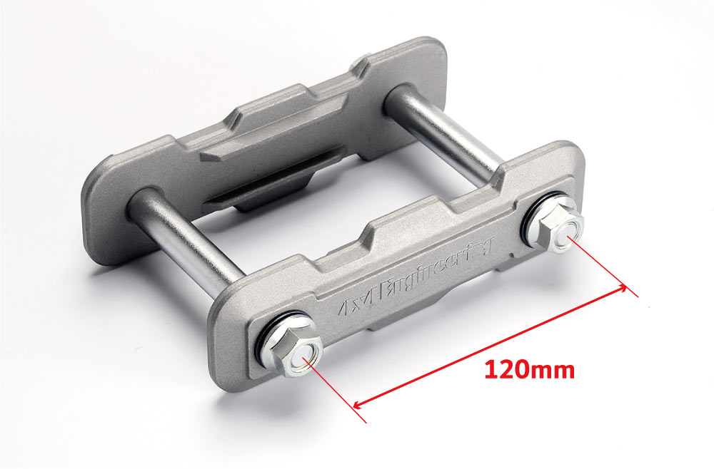 4x4エンジニアリング アルシャックル 1個 ランドクルーザー J40/41 S55.9 ピン間120mm 北海道・沖縄・離島は要確認