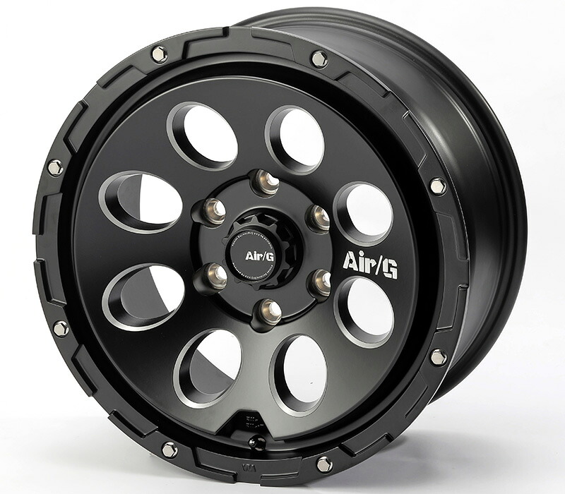 4x4エンジニアリング ホイール エアーGマッシヴ 17×8.0J 6H 139.7 +20 106.1 FACE4 マットブラック 4本セット 沖縄・離島は着払い