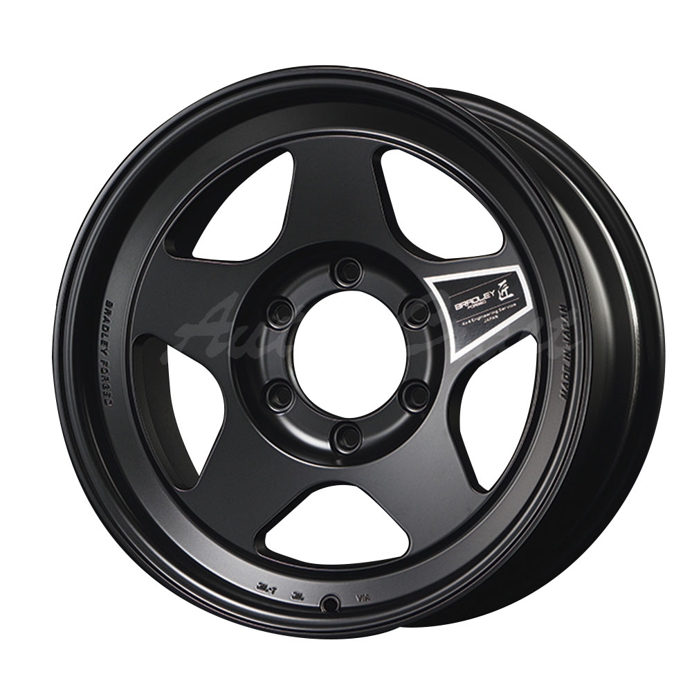 4x4エンジニアリング ホイール ブラッドレーフォージド匠 17&times;8.0J 6H 139.7 inset+20 S/L マットシャドーブラック 5本セット 沖縄・離島は着払い｜オートクラフト