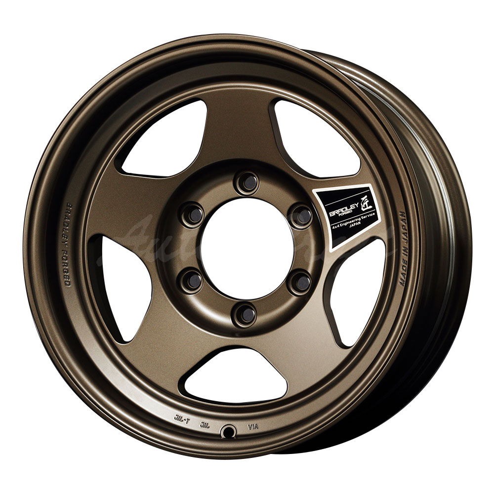 4x4エンジニアリング ホイール ブラッドレーフォージド匠 17×8.0J 6H 139.7 inset+20 S/L マットチタンブロンズ 5本セット 沖縄・離島は着払い|オートクラフト