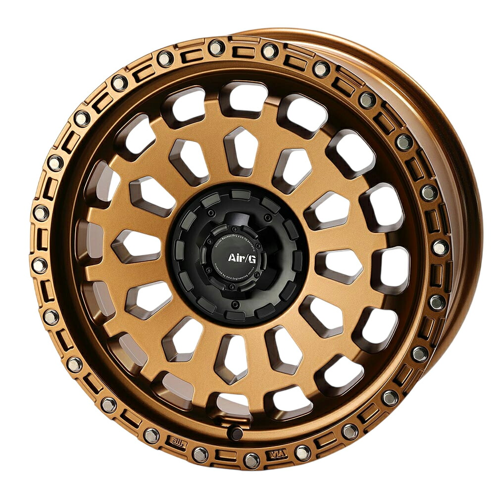 4x4エンジニアリング ホイール エアーGヴァルカン 17×7.0J 10H 112,114.3 inset+48 MBR(マットブロンズ) 4本セット 沖縄・離島は着払い