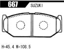 ACREアクレブレーキパッドダストレスリアルフロント用スイフトZC31S2005/09〜2010/09スポーツ