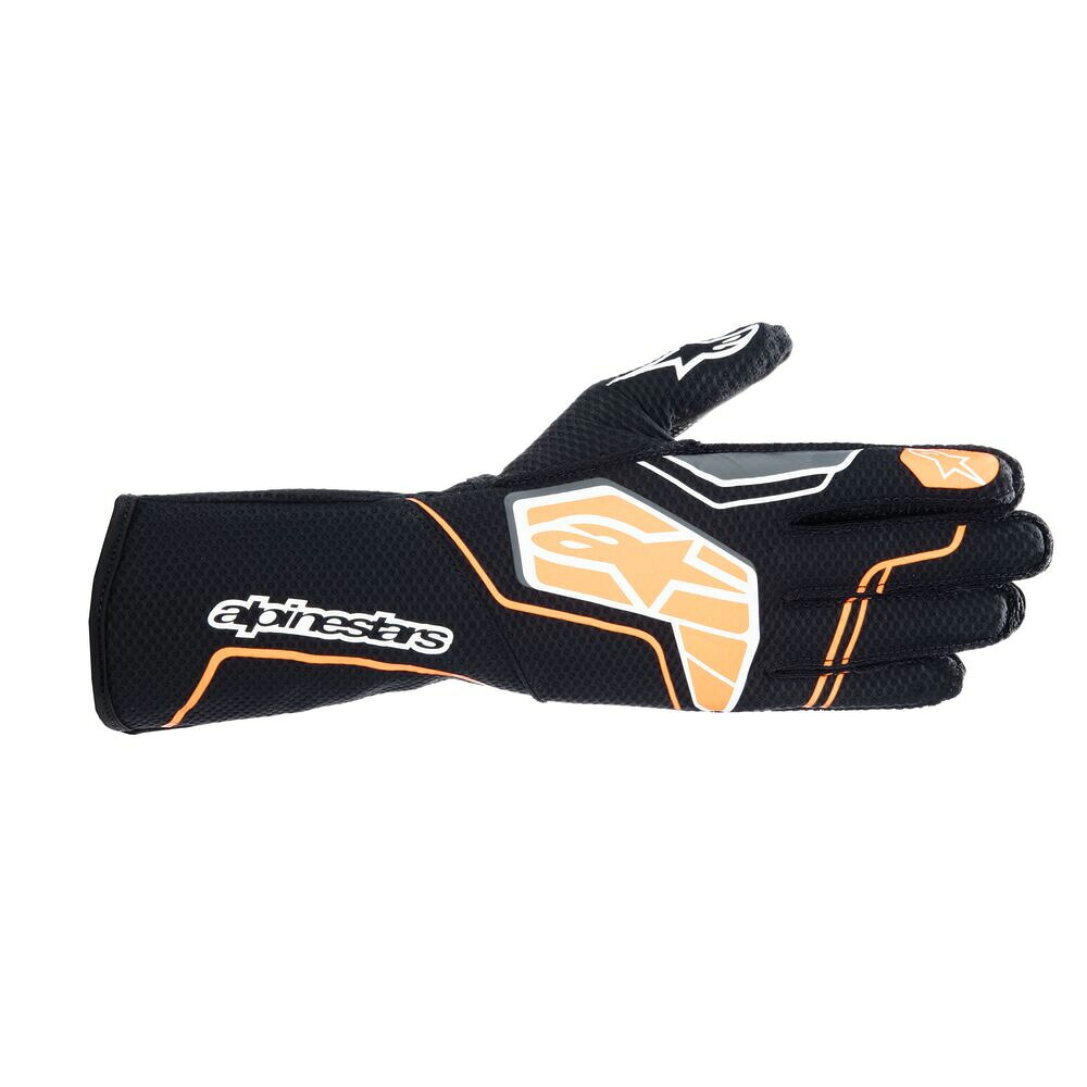 アルパインスターズ カート用レーシンググローブ TECH-1 KX V4 GLOVES (サイズ:S) 156 BLACK ORANGE FLUO|オートクラフト