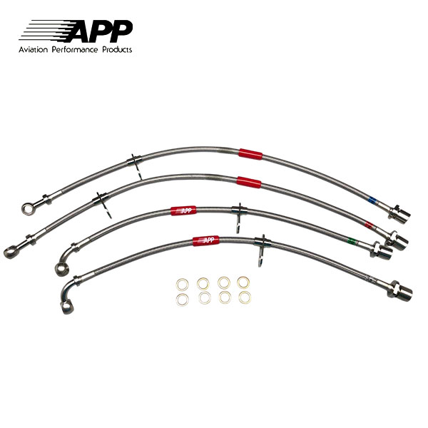 APP ブレーキライン ステンレスフィッティング 86 ZN6 G/RC (16インチホイール)