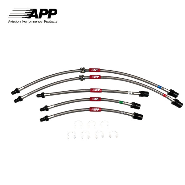 APP ブレーキライン スチールフィッティング カローラレビン/スプリンタートレノ AE86 リアディスクブレーキ|オートクラフト