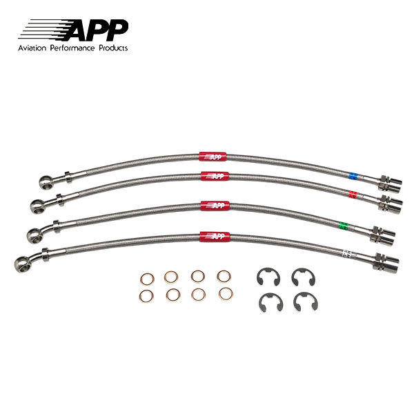 APP ブレーキライン ステンレスフィッティング マーク2/チェイサー/クレスタ GX100 JZX100 JZX101 LX100|オートクラフト