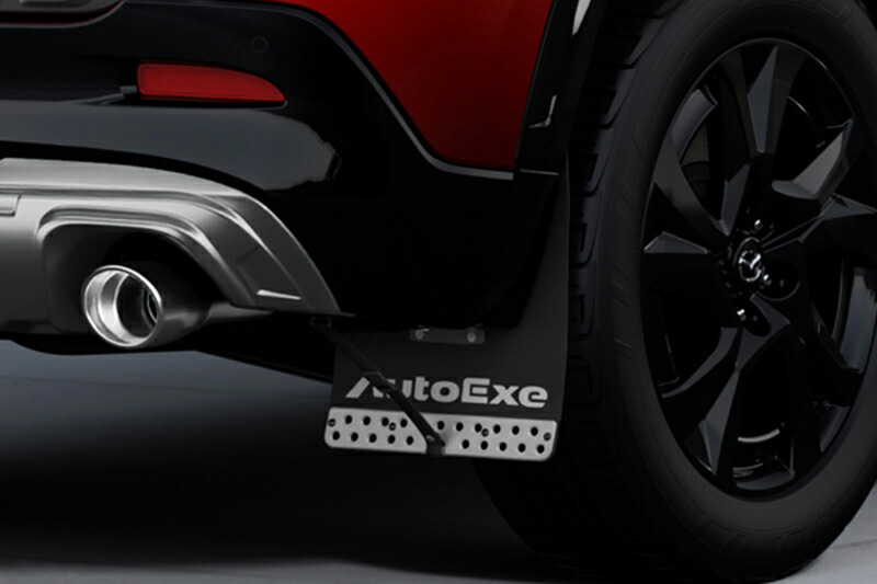AutoExe オートエクゼ KM-07 AX マッドフラップセット ブラック CX-5 KMYSDP｜オートクラフト