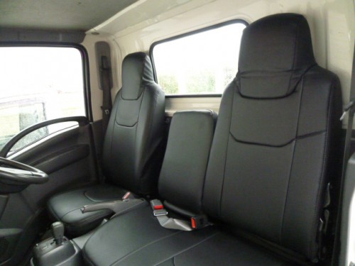 Azur アズール シートカバー 前列セット いすゞ エルフ NJR NKR NHR H19.1~R5.2 SG/ST/SEカスタム 標準キャブ/ハイキャブ 85/88系 ヘッドレスト一体型|オートクラフト