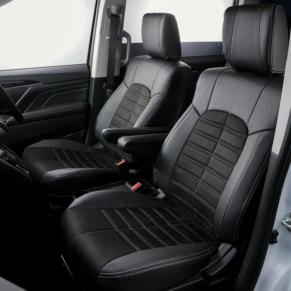 Bellezza ベレッツァ リミテッドモデル シートカバー デリカD:5 CV1W H31.2～ P他 運転席パワーシート車 8人乗｜オートクラフト