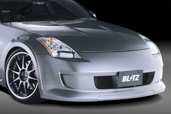BLITZ ブリッツ エアロスピード フロントバンパースポイラー FRP 未塗装 フェアレディZ Z33 H14.10～H17.9 VQ35DE M/C後未確認｜オートクラフト 57,024円
