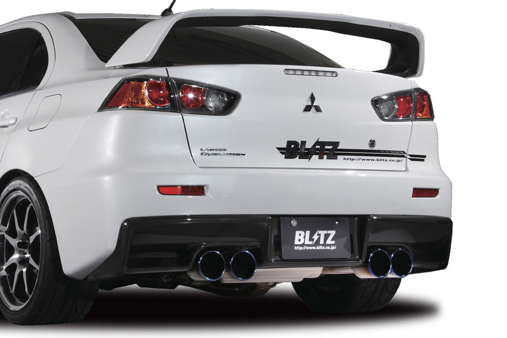 BLITZ ブリッツ エアロスピード Rコンセプト リアディフューザー FRP 未塗装 ランサーエボリューション10 CZ4A H19.10～ 4B11